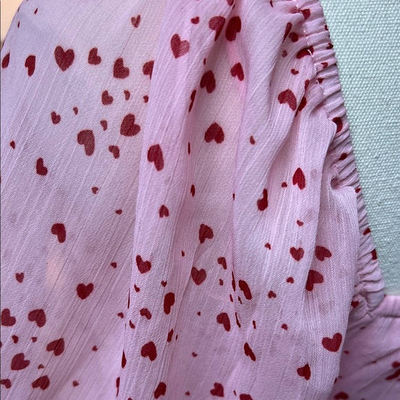 Francesca's Collections Pink Floral Long Sleeve Dress - Picture 4 of 6